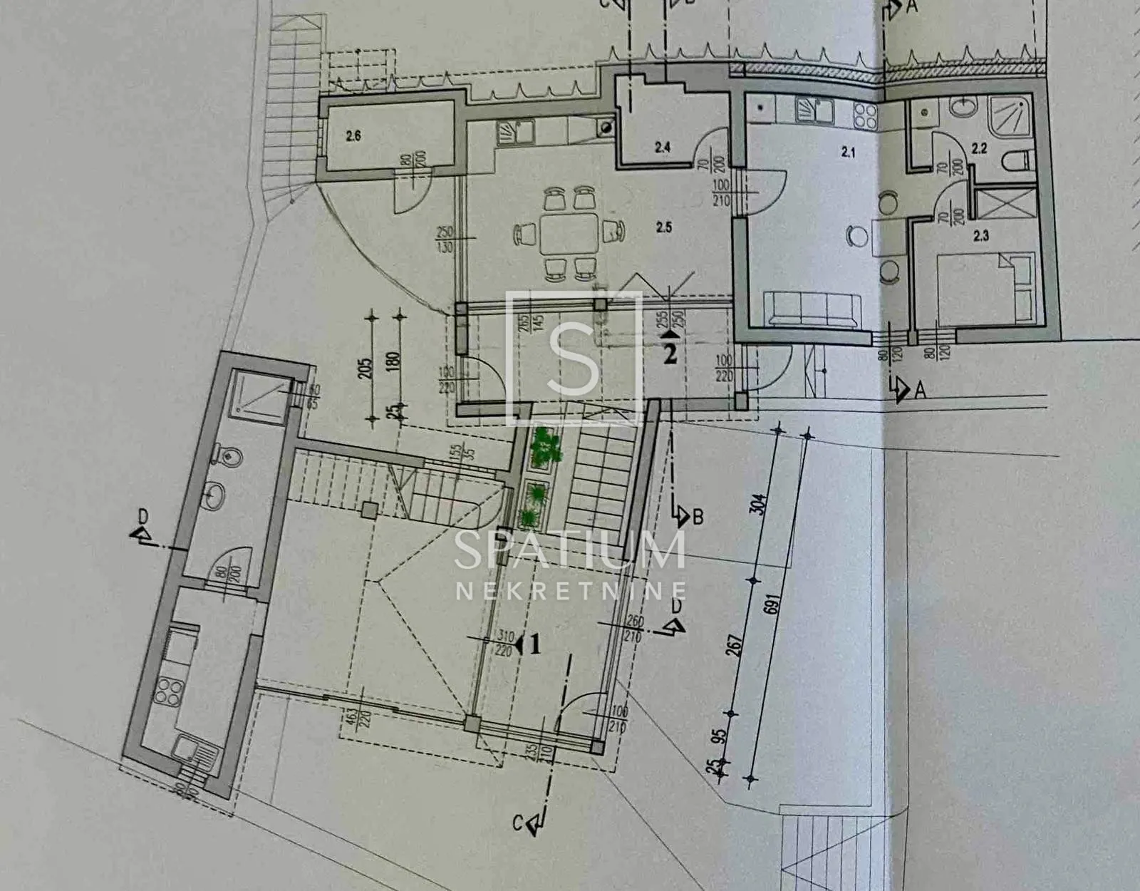 medveja, kuća s četiri apartmana - slika 3