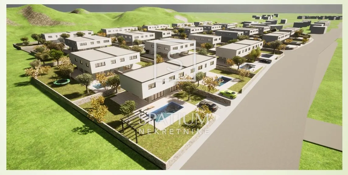 Jadrija, Građevinsko Zemljište S Projektom Za Izgradnju Kompleksa Luksuznih Vila - Šibenik