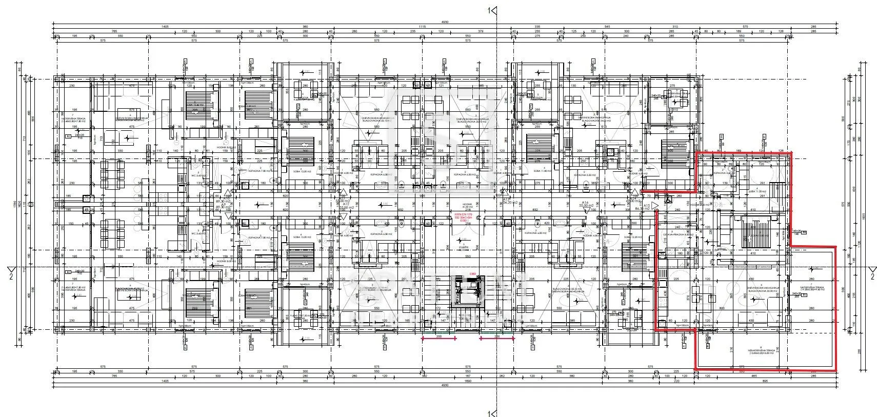 pula, dvosoban stan a15 na 1. katu 86.50 m2 - slika 3