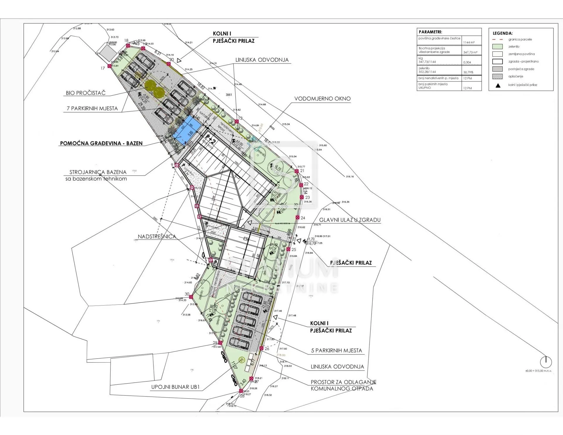 tinjan, građevinsko zemljište s projektom za 8 stanova - slika 11