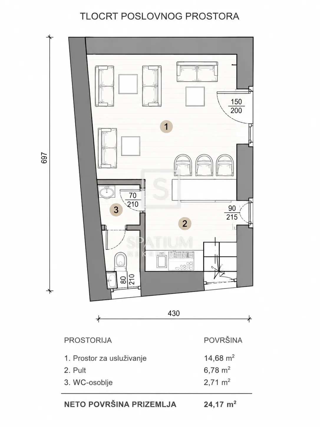 rovinj, poslovni prostor u centru, za dugoročni zakup - slika 2