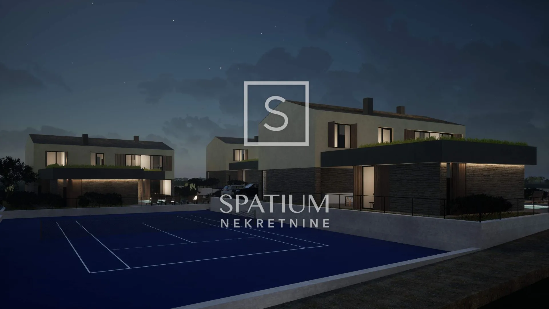 gračišće, ekskluzivna vila s bazenom i terenom za padel - slika 13
