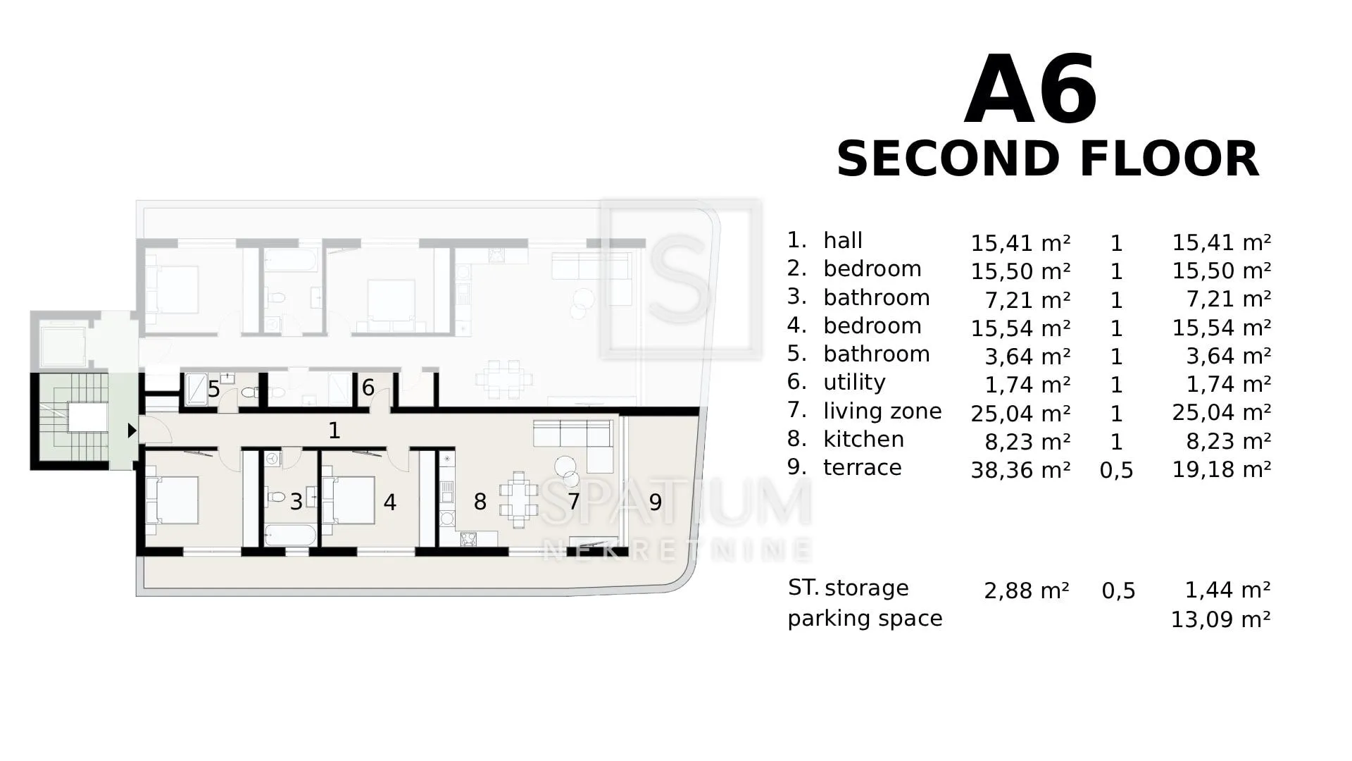 ičići, apartman blizu mora s parkingom - slika 5