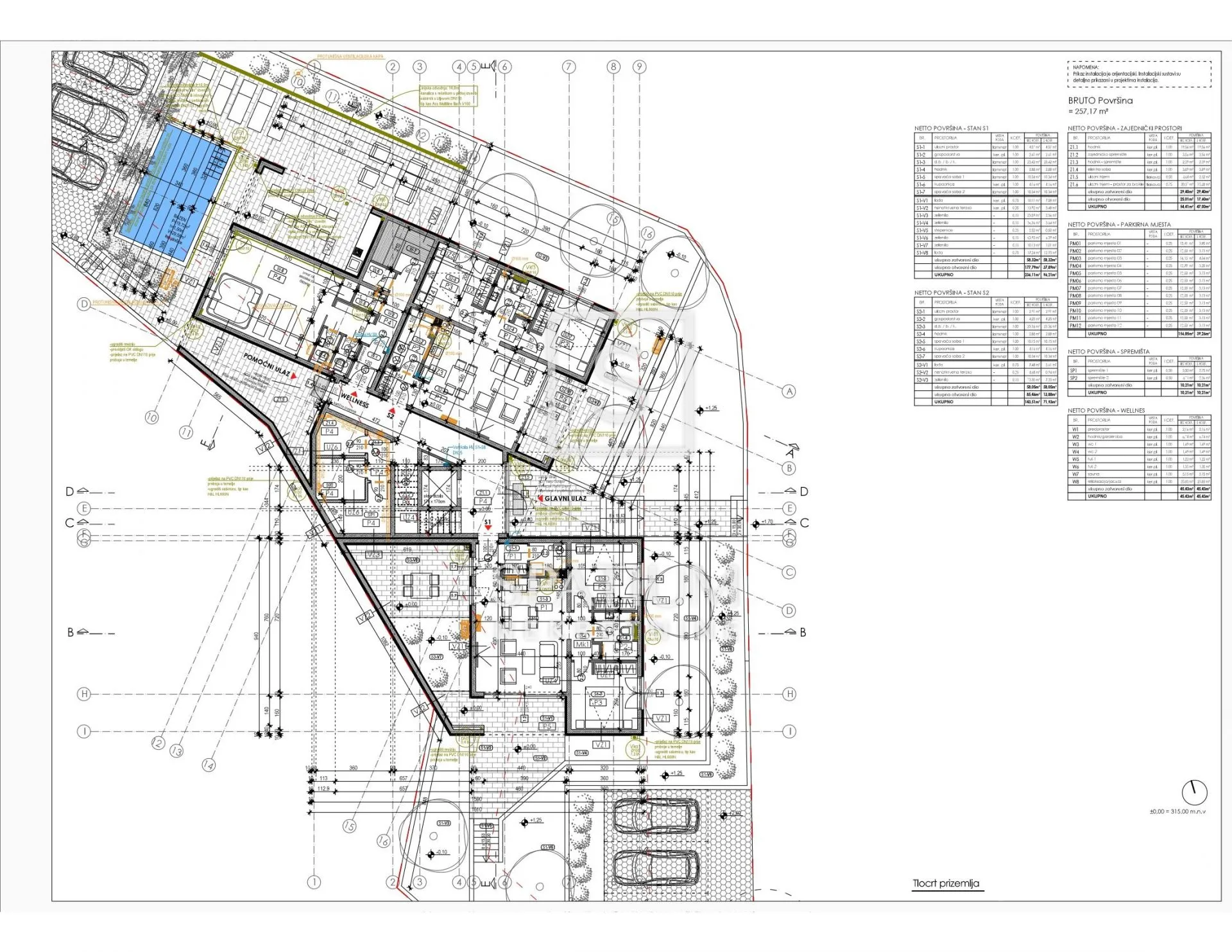 tinjan, građevinsko zemljište s projektom za 8 stanova - slika 13