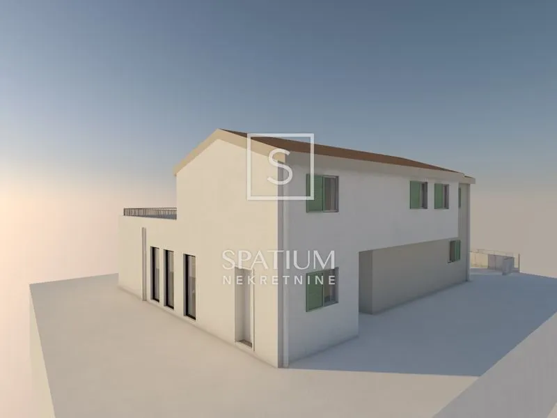 momjan, buje, građevinsko zemljište s projektom za kuću - slika 4