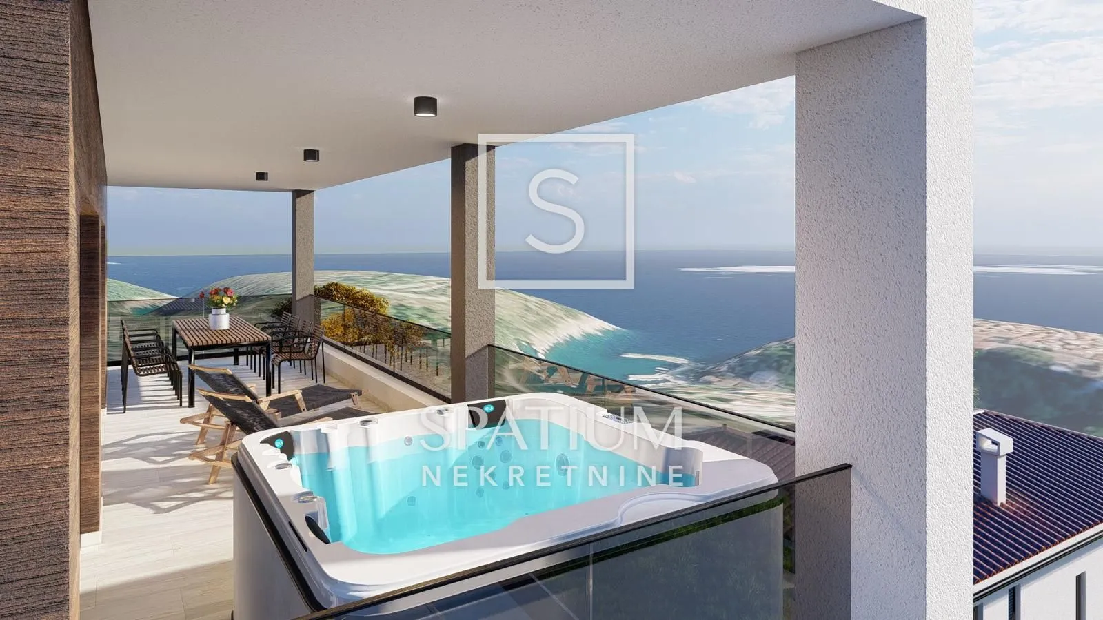 vrbnik, otok krk, apartman u novogradnji - slika 10