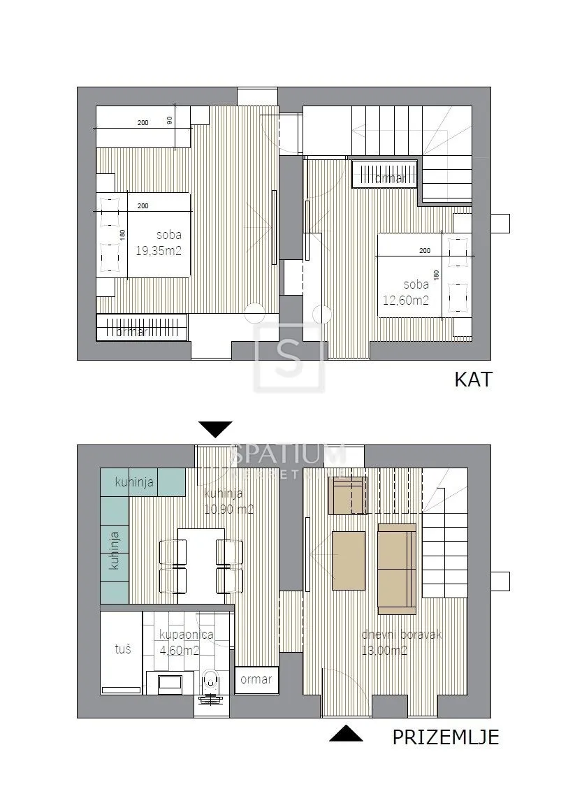 labin, okolica, kamena kuća u fazi renovacije - slika 3