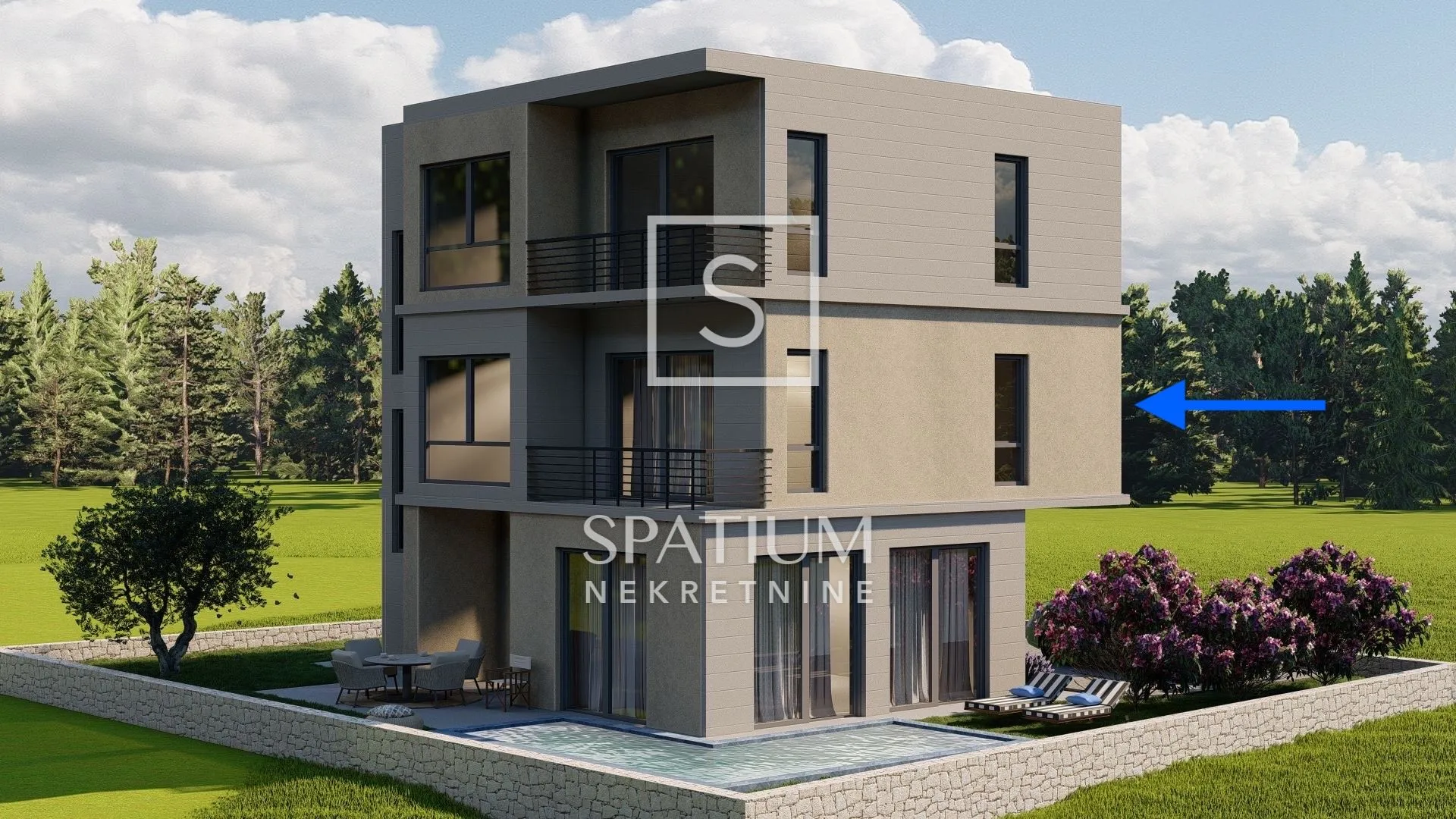 PULA, STAN NA 1.KATU - 51 m2 B