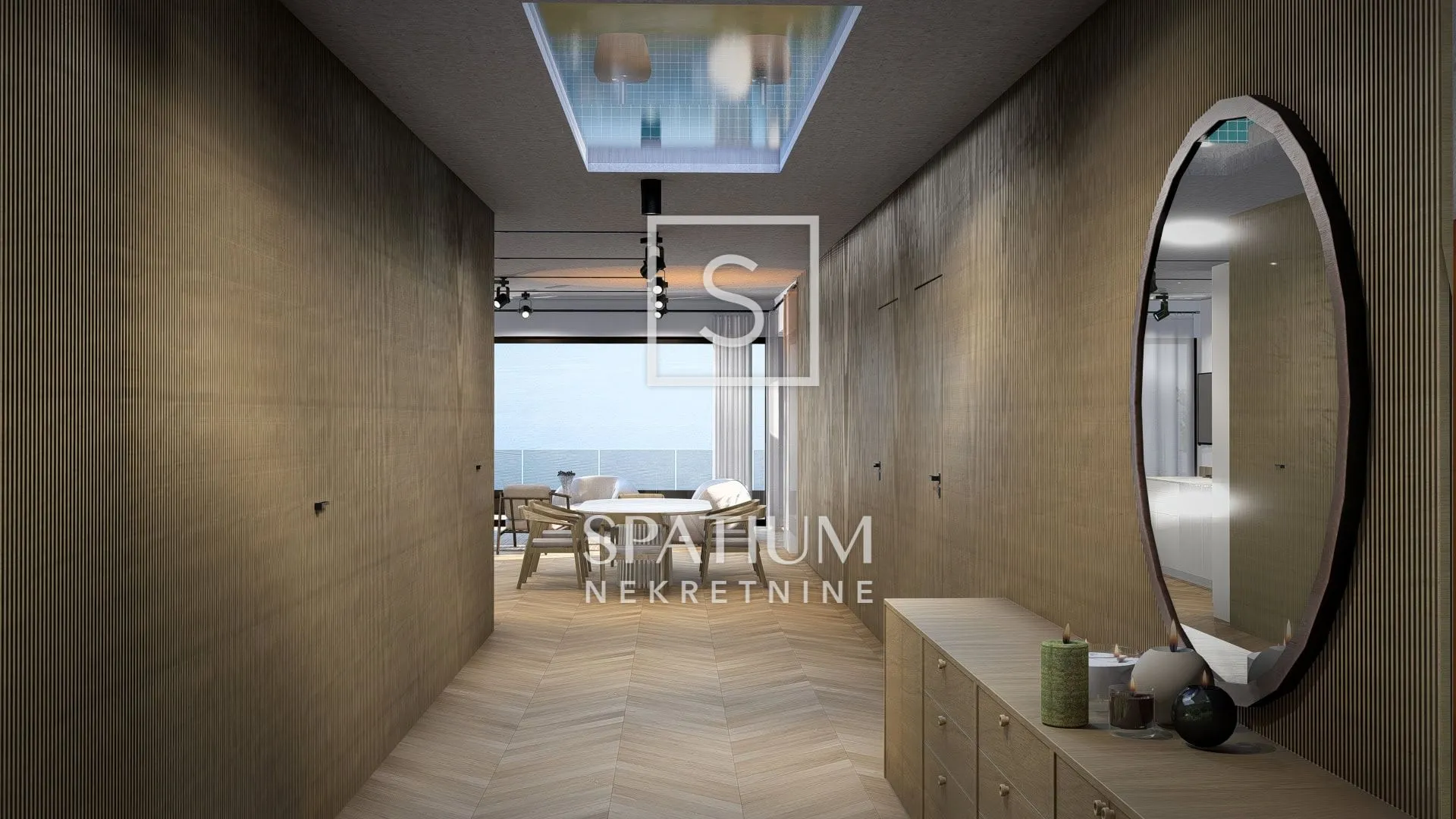 ičići, penthouse s privatnim krovnim bazenom - slika 8