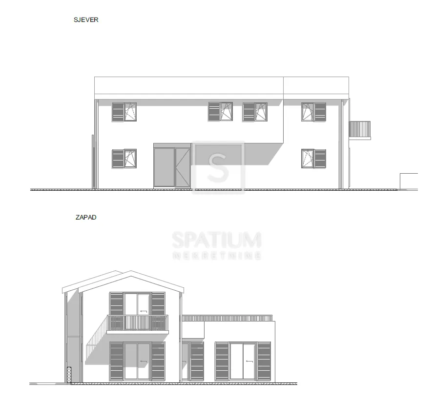 momjan, buje, građevinsko zemljište s projektom za kuću - slika 9