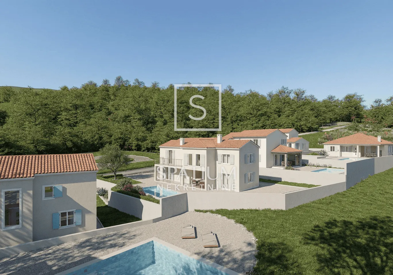 pićan, kuća s bazenom na mirnoj lokaciji, novogradnja - slika 5