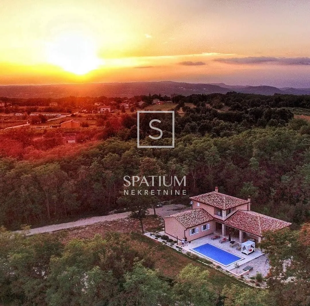labin, nedešćina, villa s bazenom na mirnoj lokaciji - slika 3
