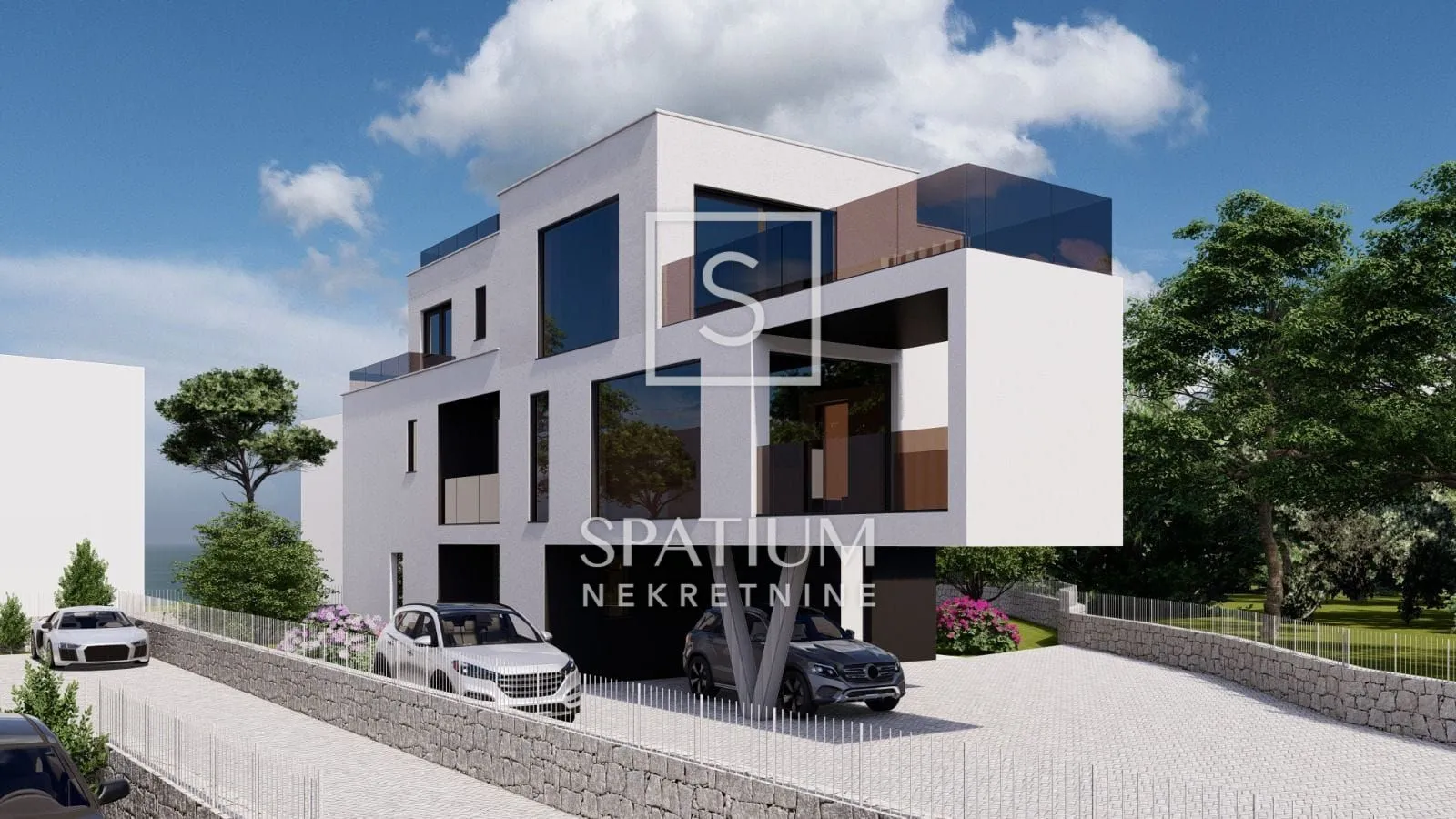 Njivice, Otok Krk, Građevinsko Zemljište Sa Projektom 546m2 - Njivice, Omišalj