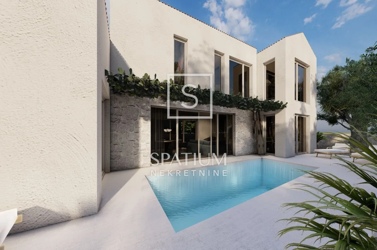 otok krk, vrbnik, građevinsko zemljište s projektom - slika 14