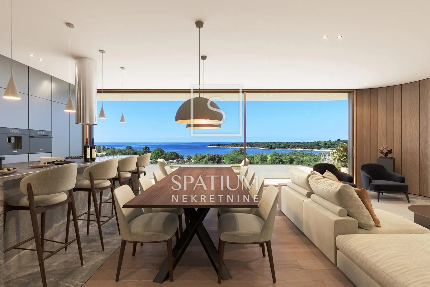 poreč, penthouse s krovnom terasom, 300m od mora - slika 2