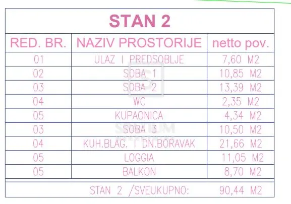 osijek, retfala, stan u novogradnji - slika 3
