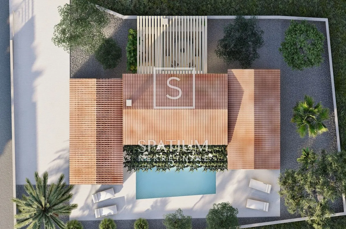 otok krk, vrbnik, građevinsko zemljište s projektom - slika 19