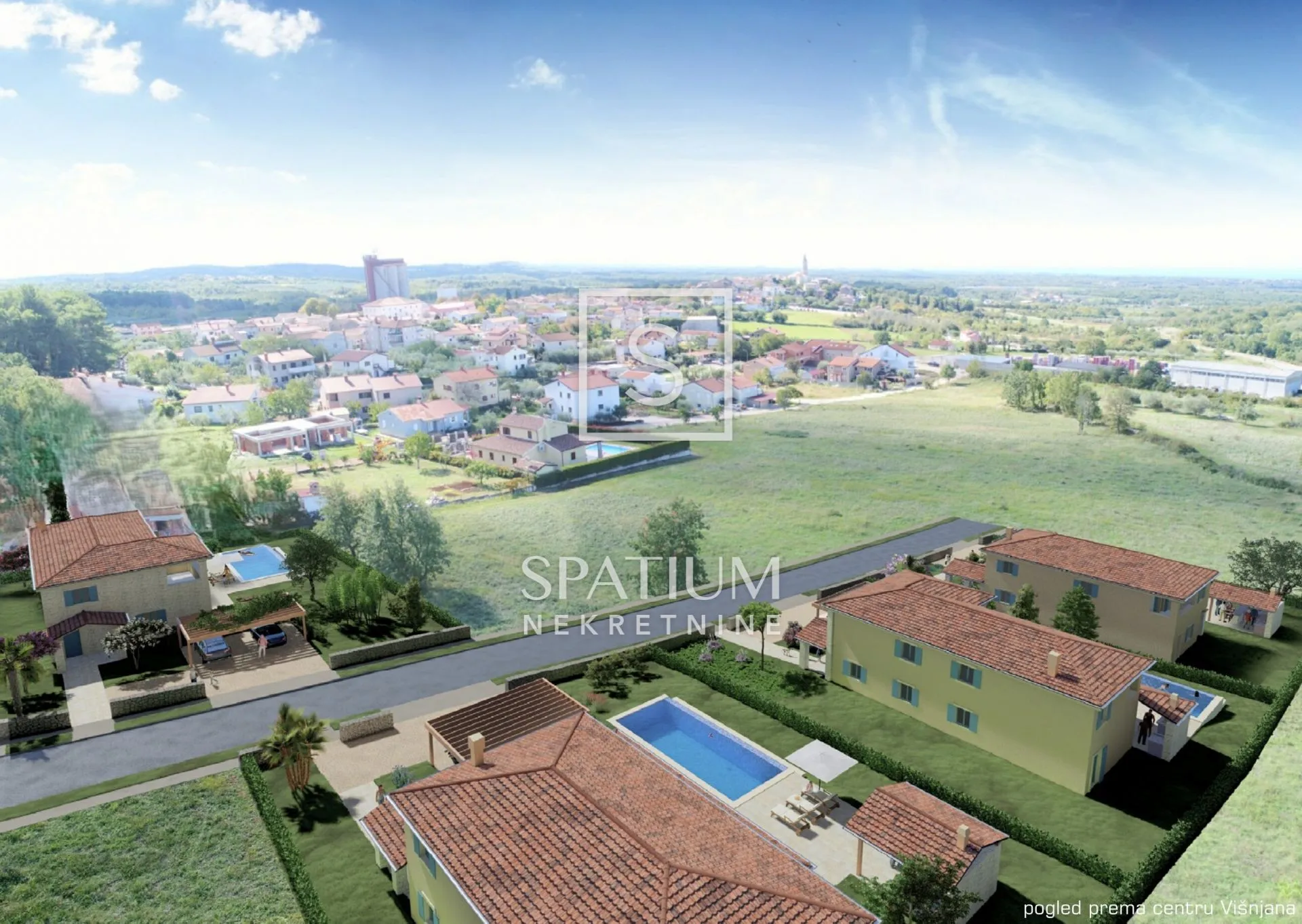 višnjan, investicijski projekt s 4 građevinske dozvole i pogledom na more - slika 2