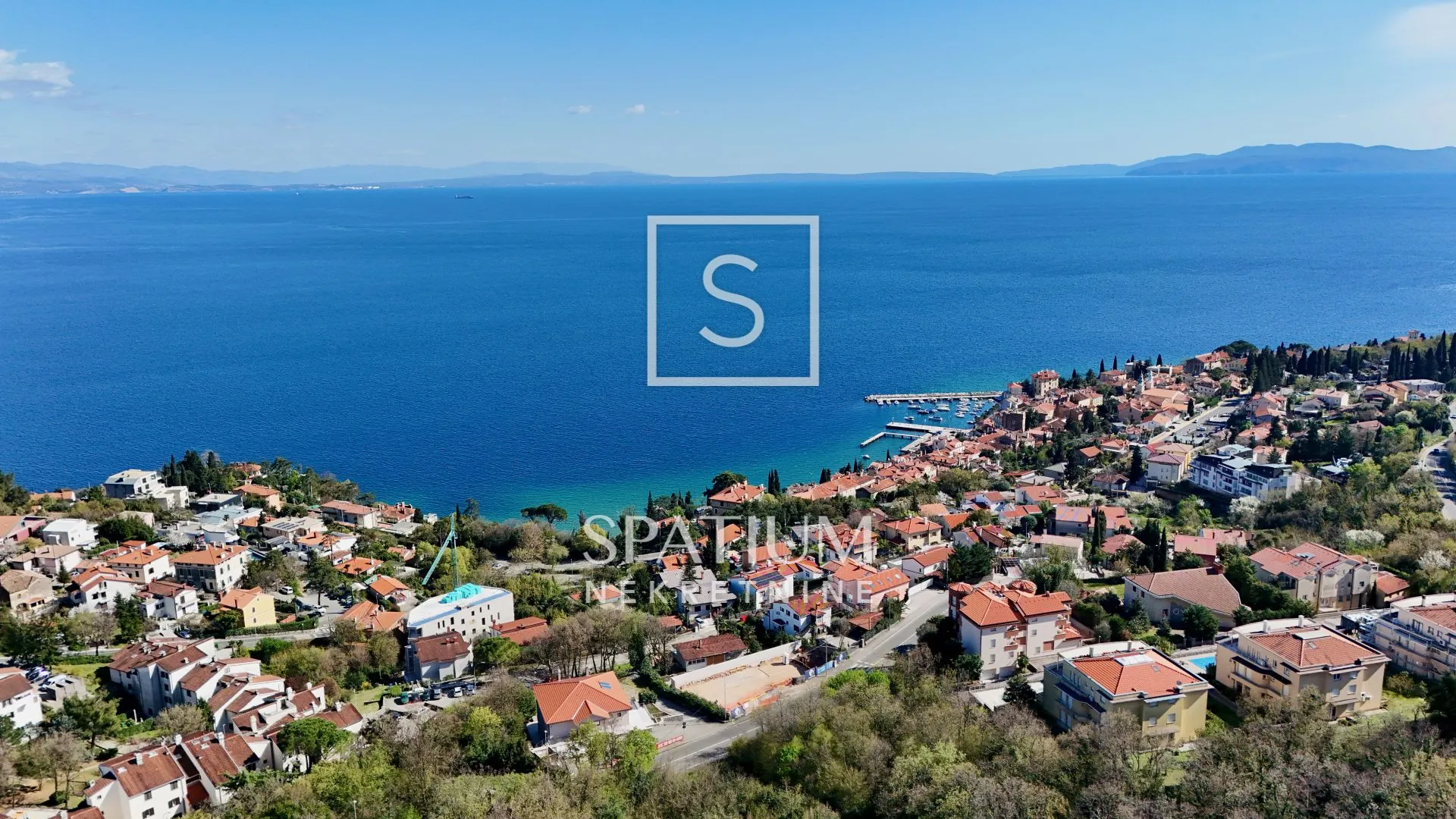 Pobri, Zemljište S Otvorenim Pogledom Na More - Pobri, Opatija