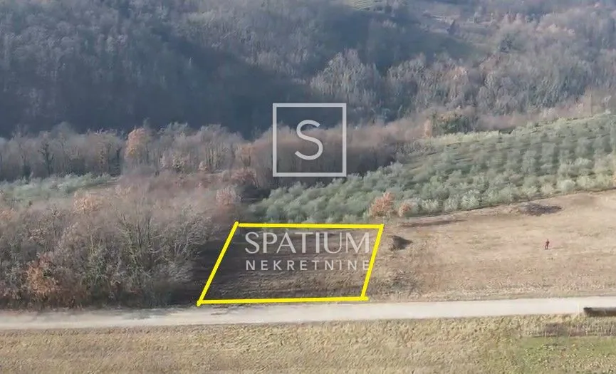 motovun, poljoprivredno zemljište s pogledom na motovun - slika 4