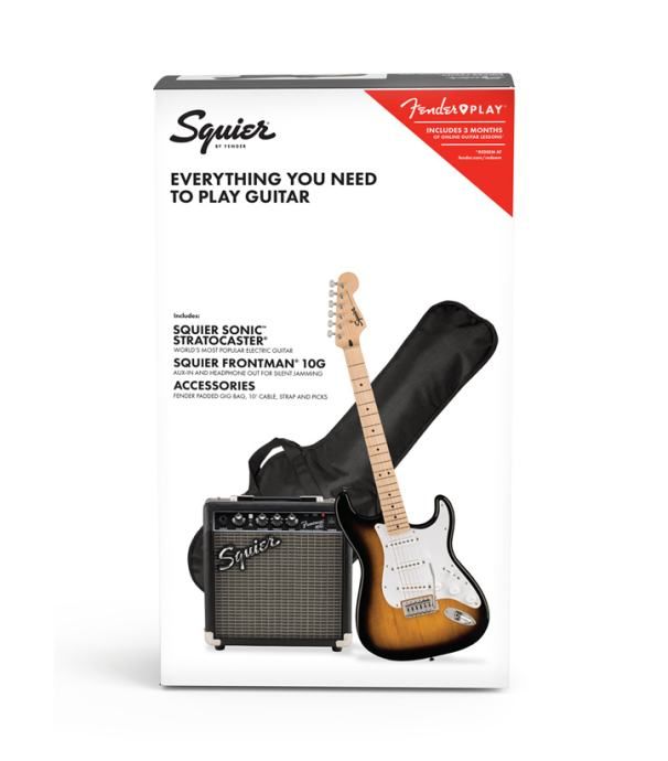 squier sonic strat 2ts paket za početnike - slika 3