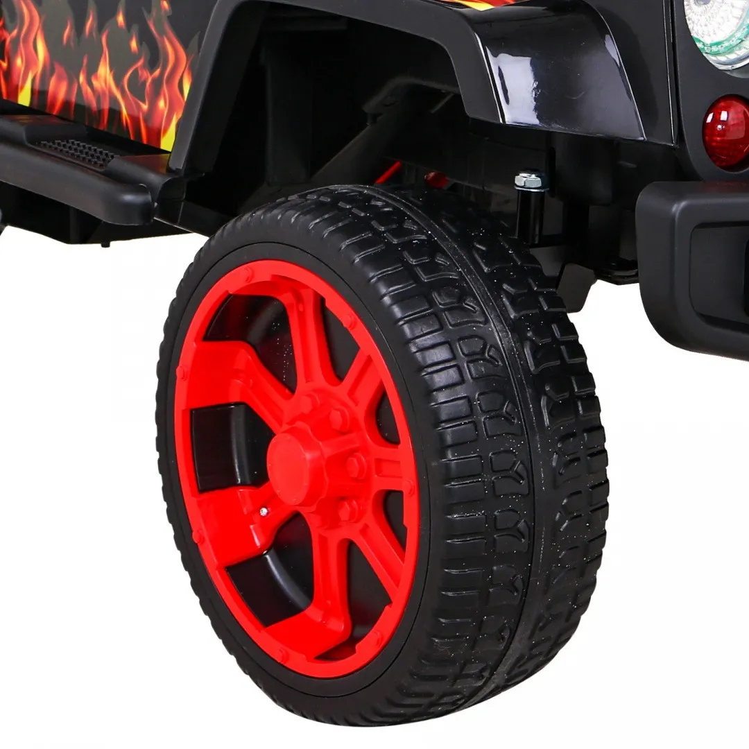 auto na akumulator new raptor drifter 4 x 4 - crni/plamen - slika 8