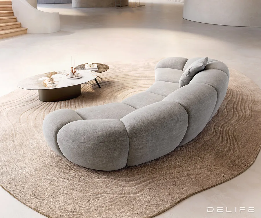 sofa lunna 368x175cm, materijal: strukturirana tkanina - slika 4
