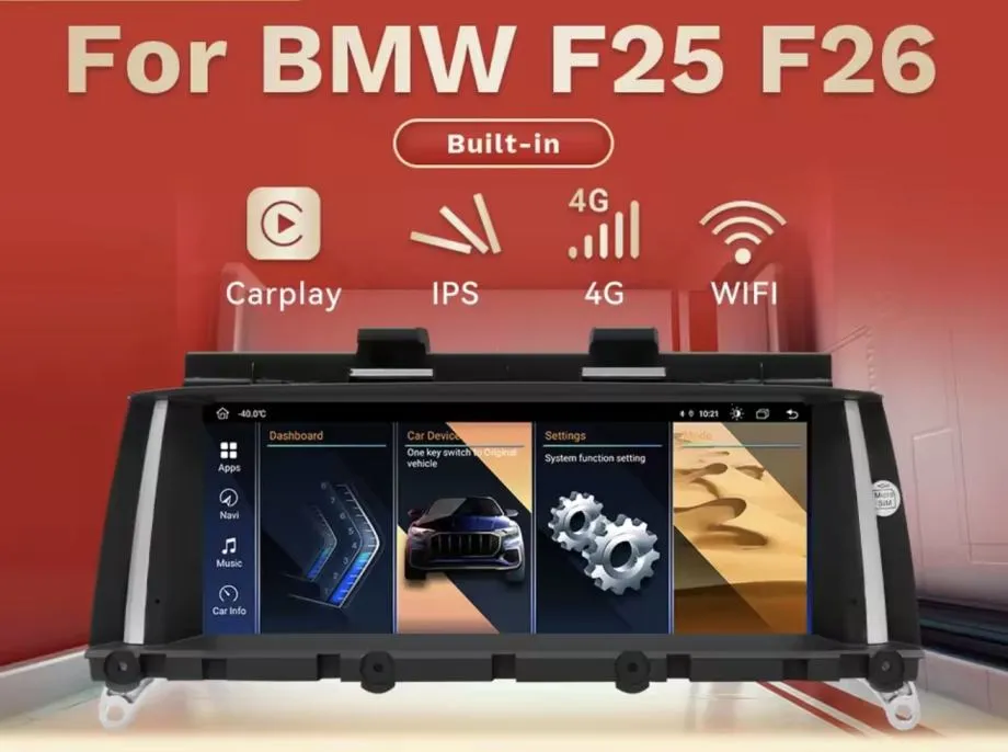 bmw x3 f25 x4 f25 original multimedija android navigacija carplay wifi - slika 3