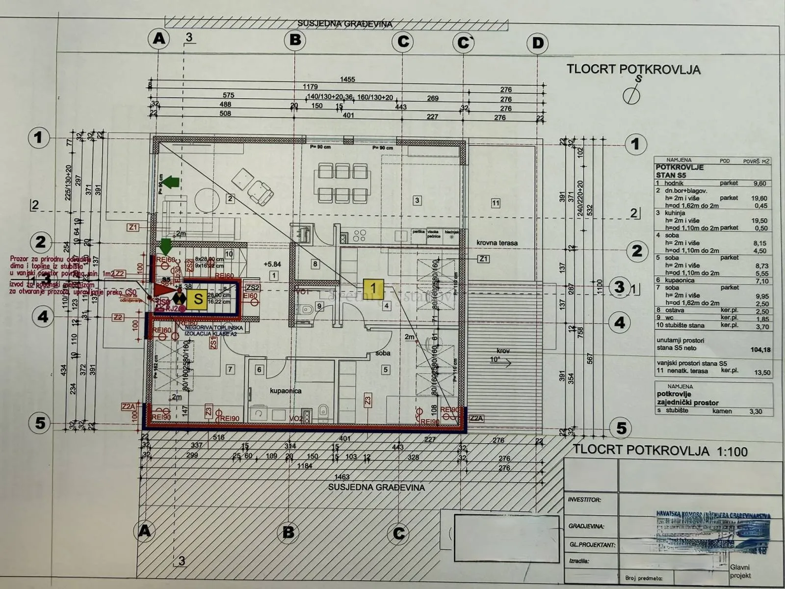Penthouse 110 M2, Zagreb (dubrava)