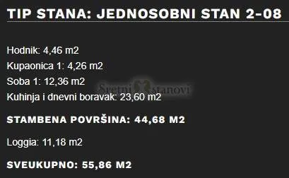 stan umag, 1s+db, parking, spremište u cijeni (2-08) - slika 7