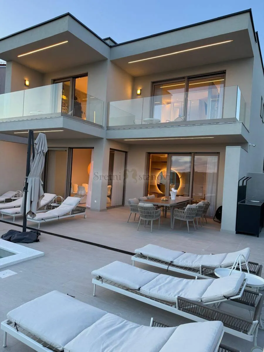 luksuzna kuća caska, pogled na more, bazen, sauna, otok pag - slika 2