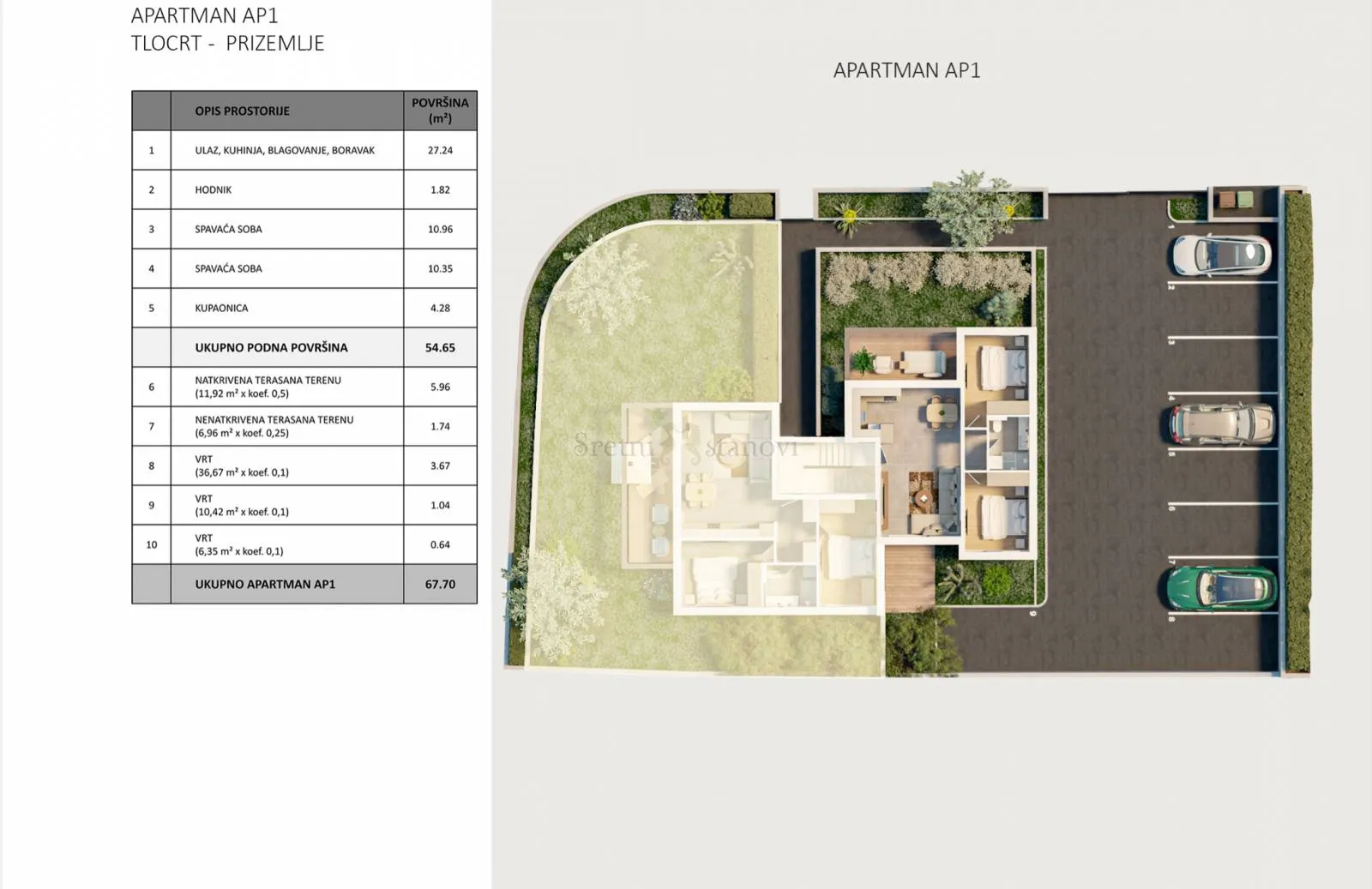 apartman - stan novalja, 2s+db, vrt, parking, spremište, otok pag - slika 2