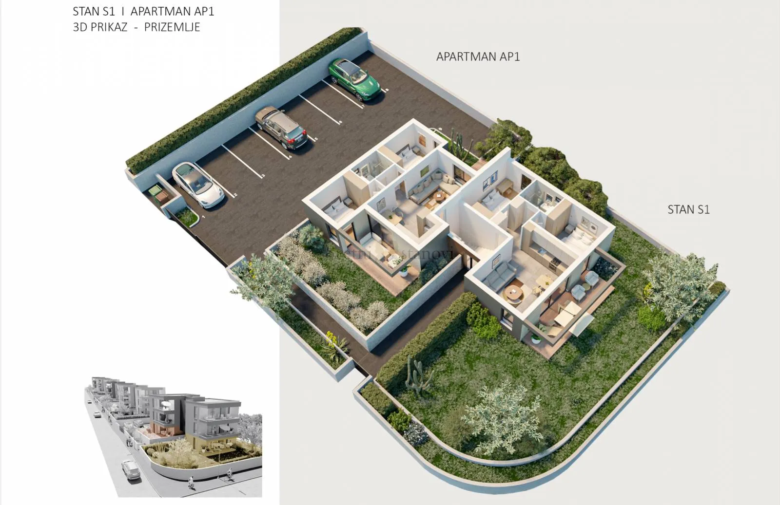 apartman - stan novalja, 2s+db, vrt, parking, spremište, otok pag - slika 4
