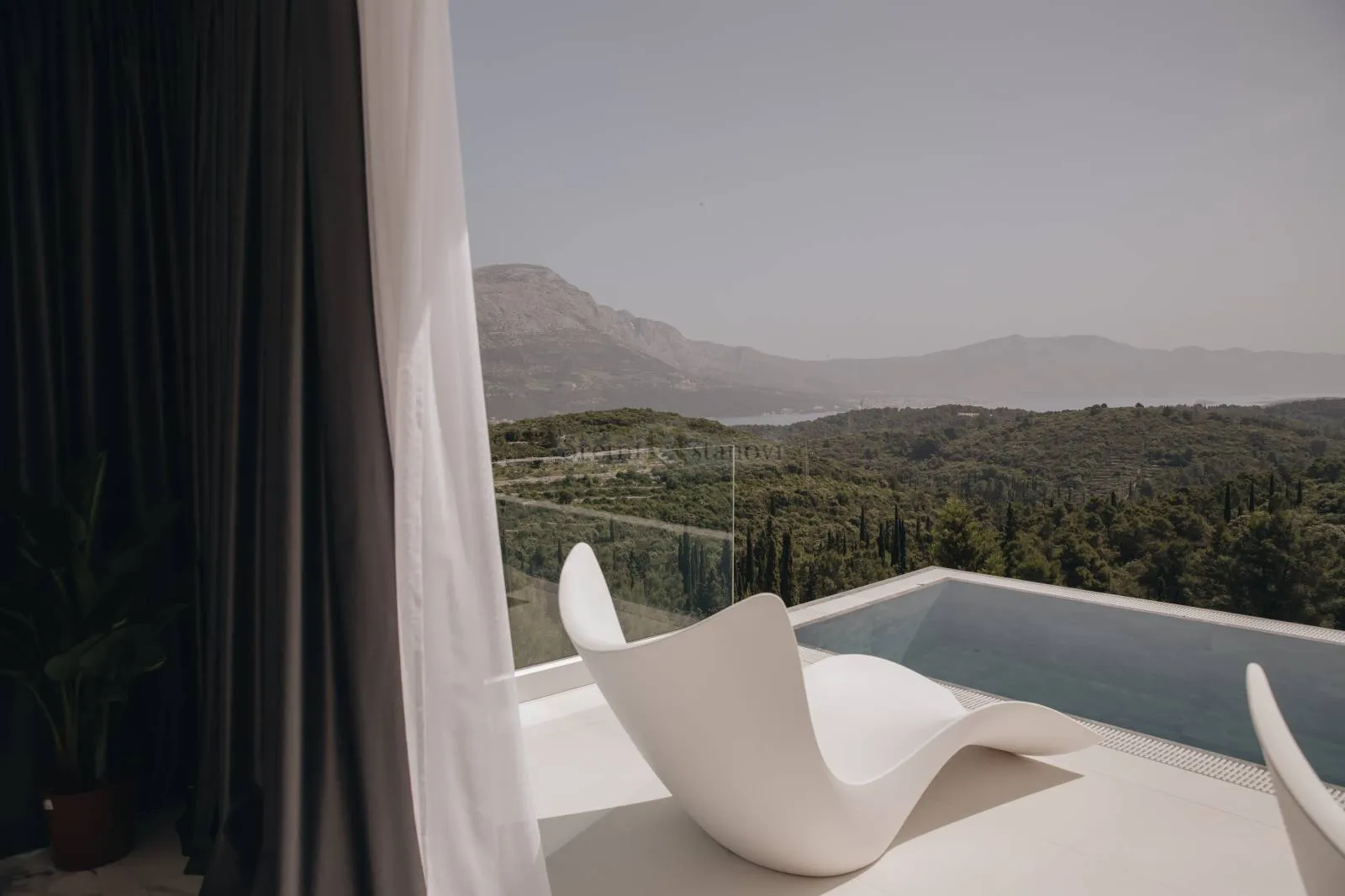 luksuzna kuća korčula, predivan pogled na more, bazen, sauna - slika 63