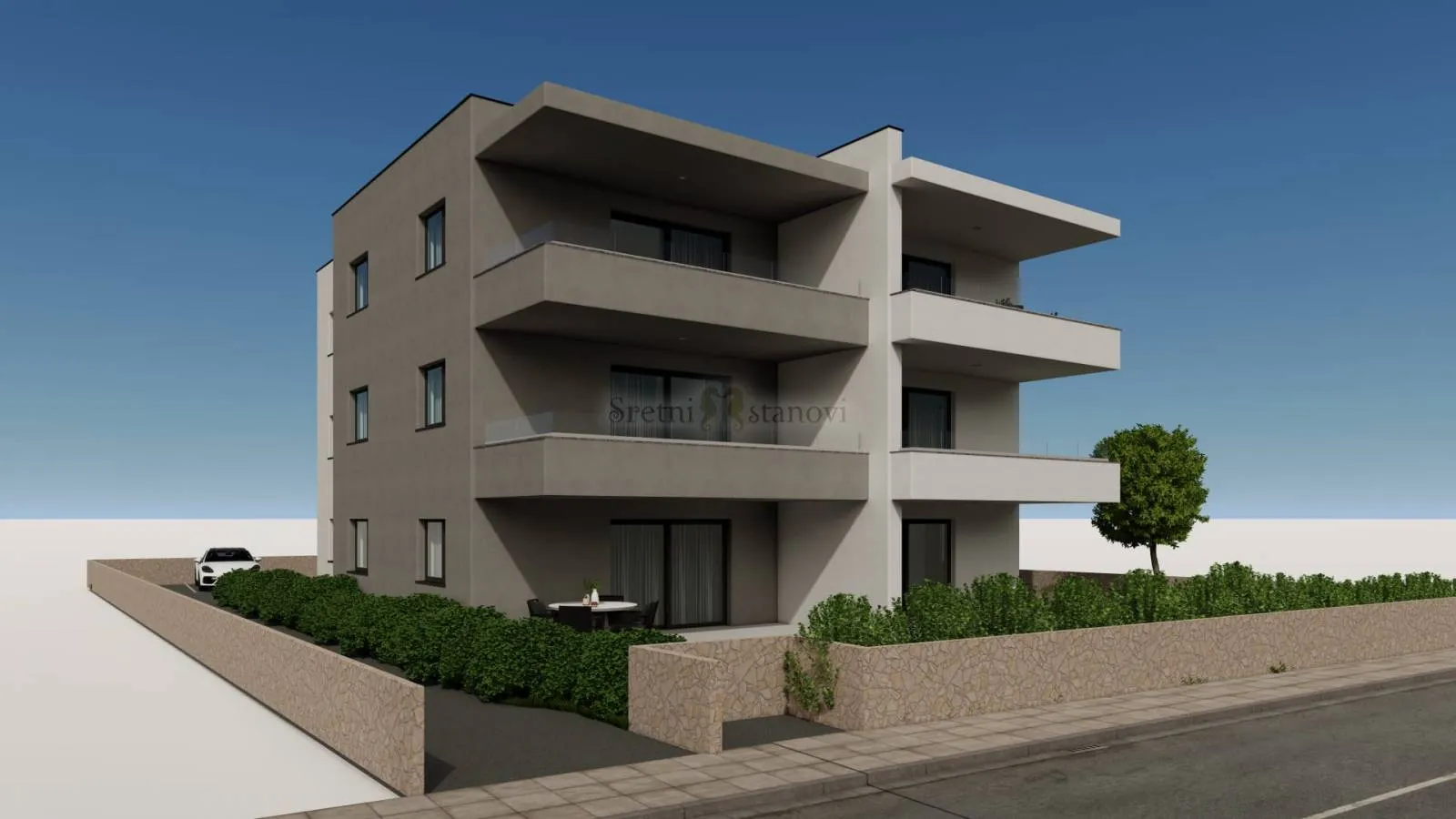 novalja, penthouse s pogledom i dva parkinga uz more - slika 1