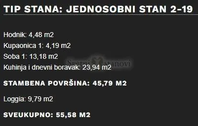 stan umag, 1s+db, parking, spremište u cijeni (2-19) - slika 7