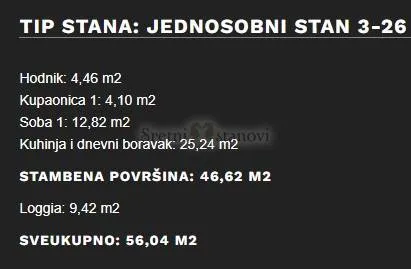 stan umag, 1s+db, parking, spremište u cijeni (3-26) - slika 7