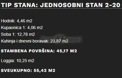 stan umag, 1s+db, parking, spremište u cijeni (2-20) - slika 7