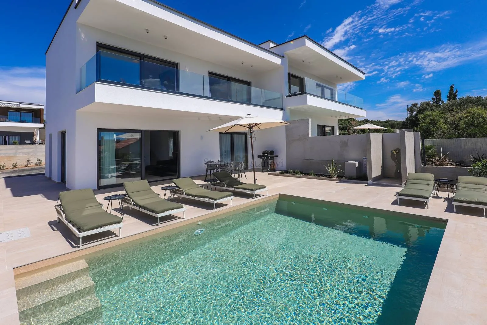 Luksuzna kuća Jakišnica, 3S+DB, bazen / Luxury house Jakišnica, Pag, swimmingpool - Lun, Novalja