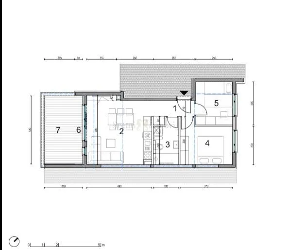 novalja, 62 m2, 2s+db, s parkingom i pogledom - slika 7