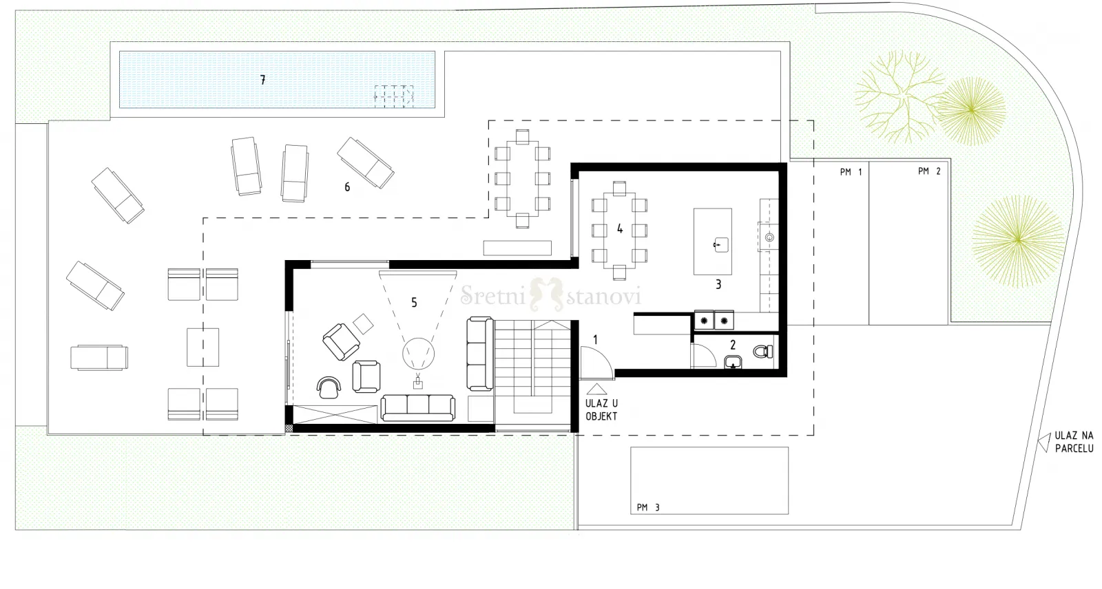 luksuzna vila s bazenom stara novalja, 3s+db, 388,50 m2, pogled na more - slika 25