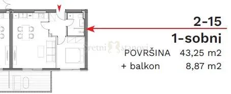stan umag, 1s+db, parking, spremište u cijeni (2-15) - slika 6