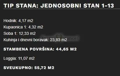 stan umag, 1s+db, parking, spremište u cijeni (1-13) - slika 7