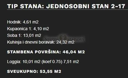 stan umag, 1s+db, parking, spremište u cijeni (2-17) - slika 7