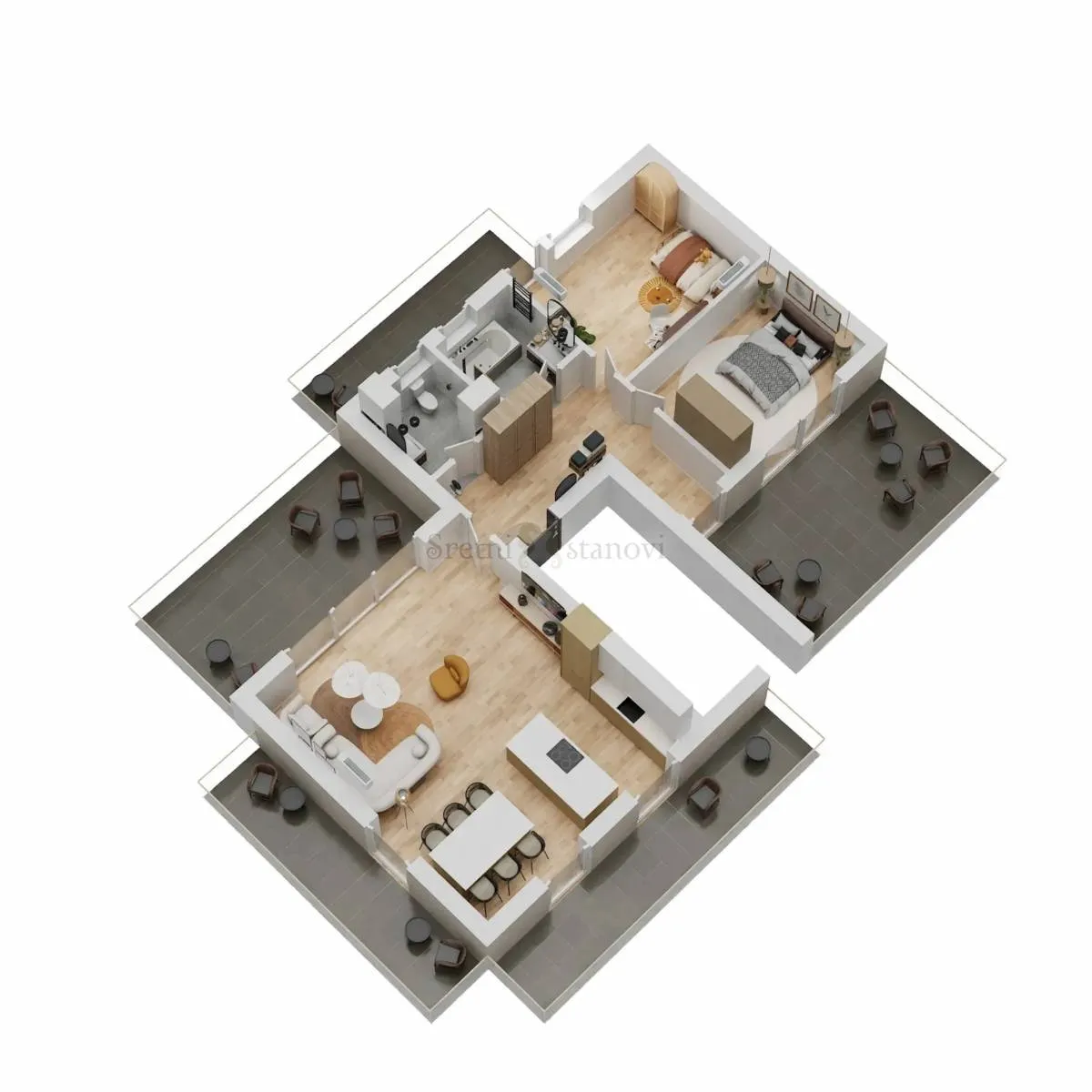 luksuzni penthouse na najpoželjnijoj lokaciji u gradu -neposredna blizina jarunskog jezera novogradnja - slika 8