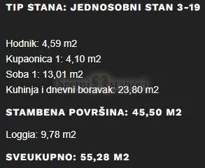stan umag, 1s+db, parking, spremište u cijeni (3-19) - slika 7