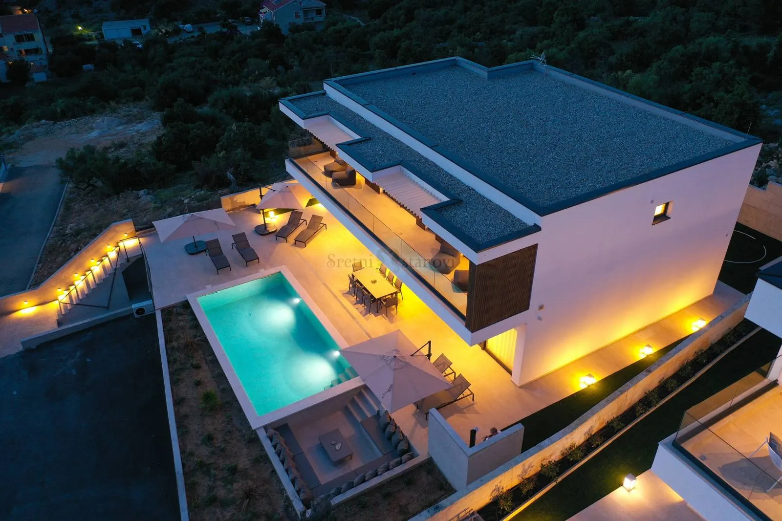 luksuzna kuća jakišnica, 4s+db, bazen, 200m do mora / luxury house jakišnica, pag, swimmingpool, 200m to the sea - slika 8