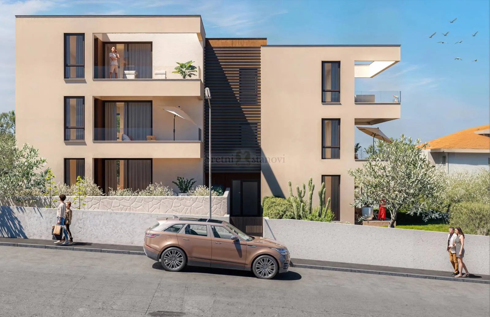 penthouse stan apartman novalja, 2s+db, pogled na more, parking, spremište, otok pag - slika 6