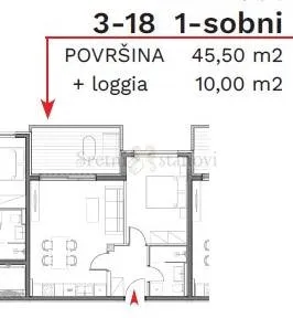 stan umag, 1s+db, parking, spremište u cijeni (3-18) - slika 6