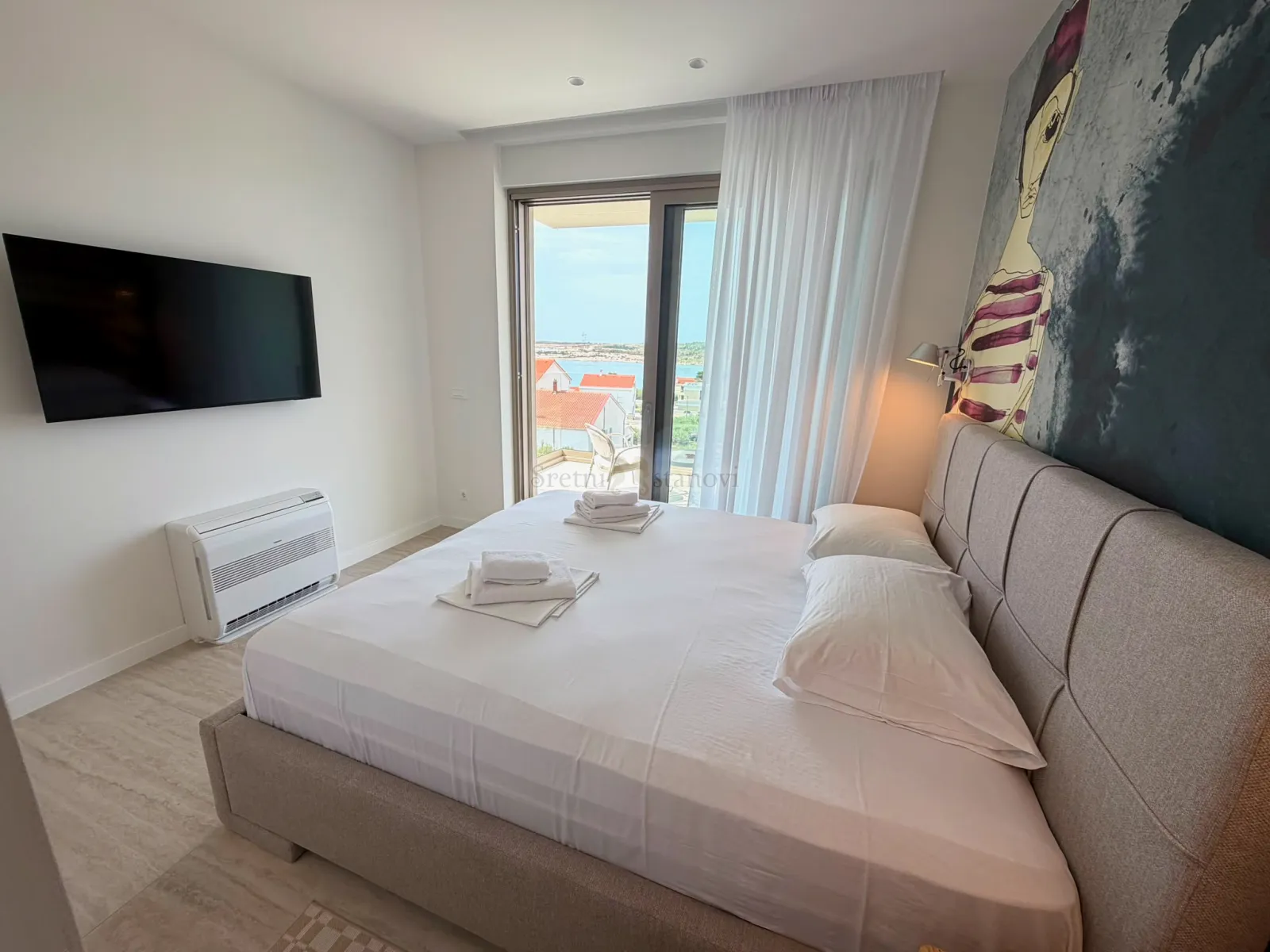 luksuzna kuća caska, pogled na more, bazen, sauna, otok pag - slika 19